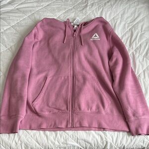 ❄️Reebok Light Purple/Pink Full Zip Hoodie